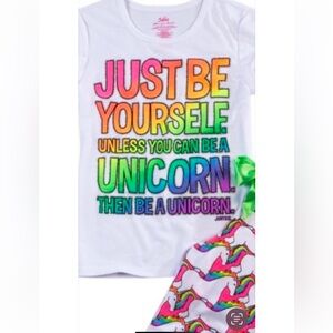 ISO (not for sale!) Justice Unicorn graphic tee/pajama set